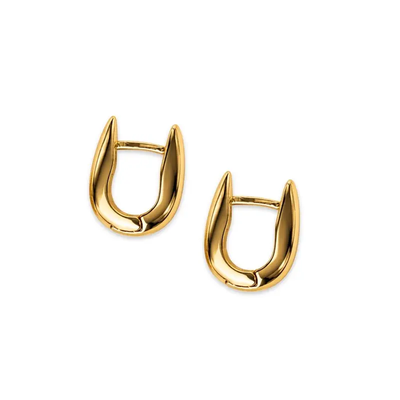16mm Goldfilled oorbellen met kliksluiting Gigi