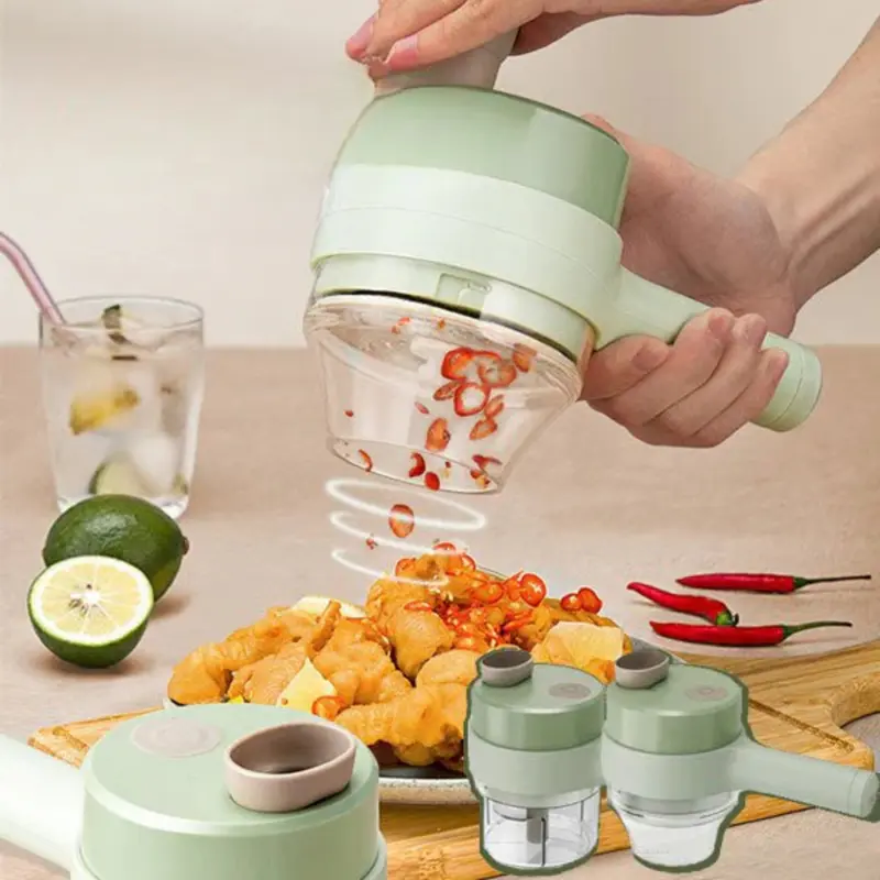 4-in-1 Turbo Küchenrakete — Revolutioniere deine Küche und genieße blitzschnelle Freiheit vom Schnibbel-Stress!