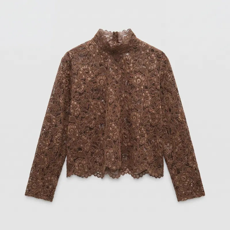 8PM Gardenia Blouse Cognac