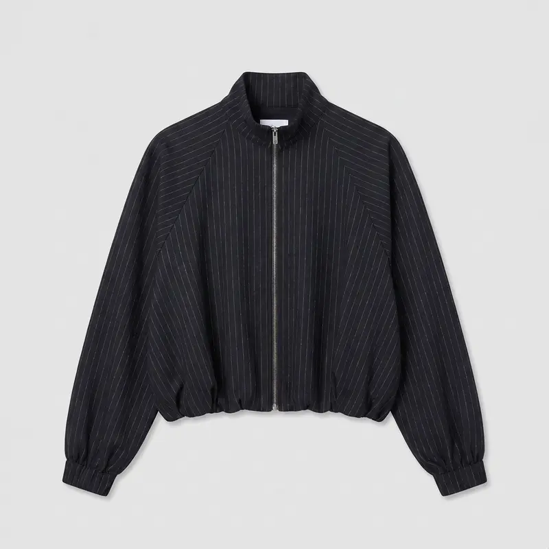 8PM Heather-A Bomber Jacket Black
