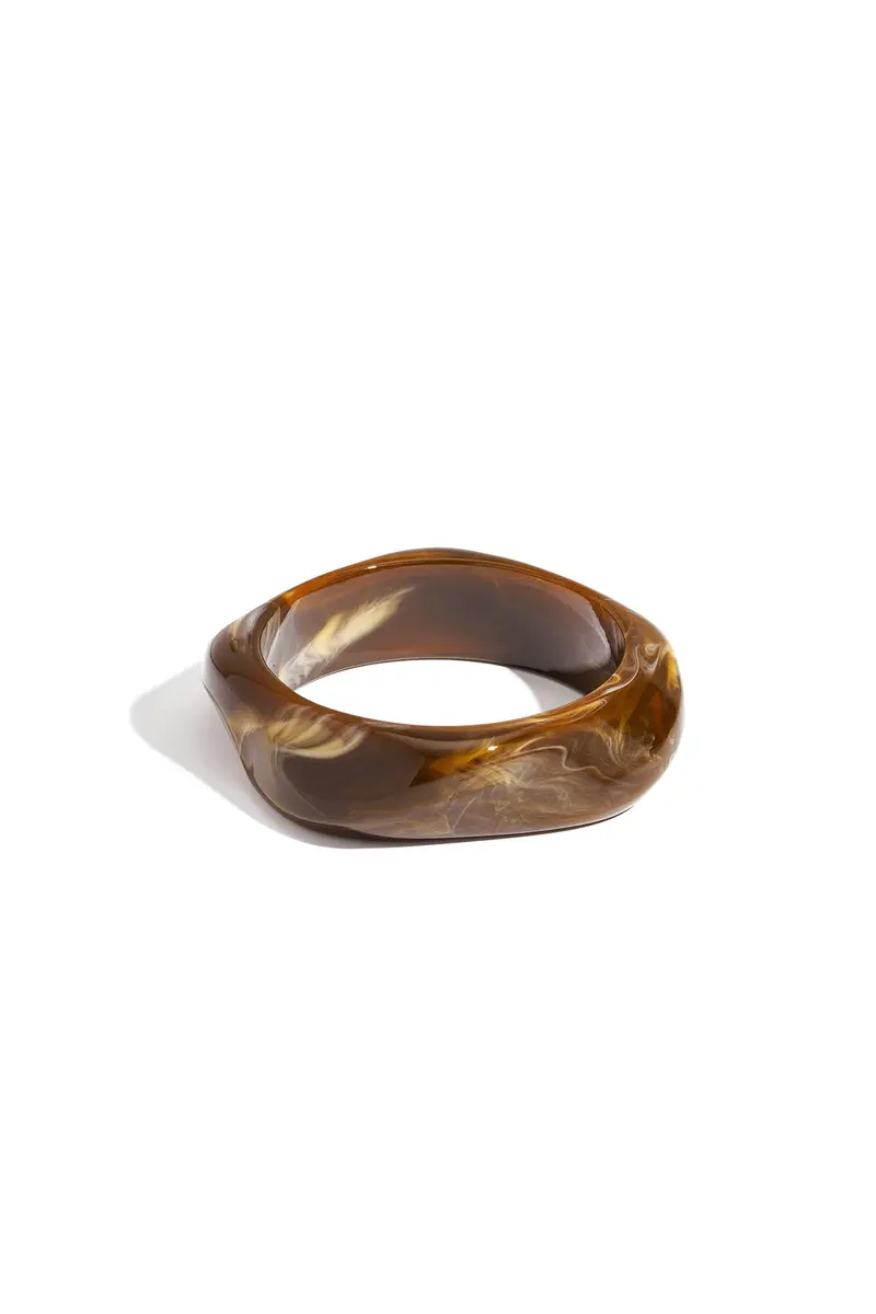 Acrylic Bangles Solid Color Casual Daily Simple Series Women's jewelry