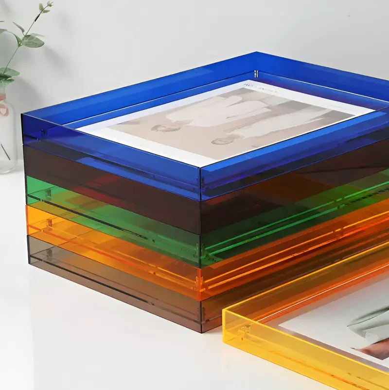 Acrylic Photo Frame – Minimalist Transparent Design for Your Desk or as Wall Decor