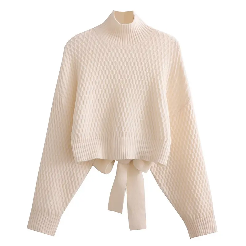 Adelyn - Moderner Pullover mit Schleifendetails