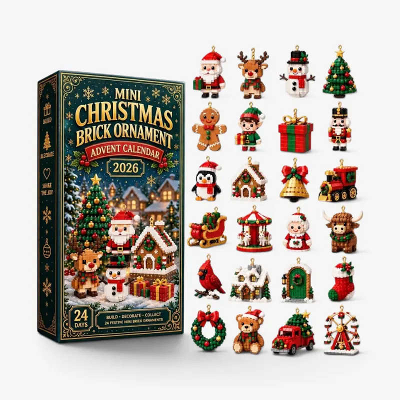 Adventara – 24-Tage-Adventskalender mit Weihnachtsdekorationen