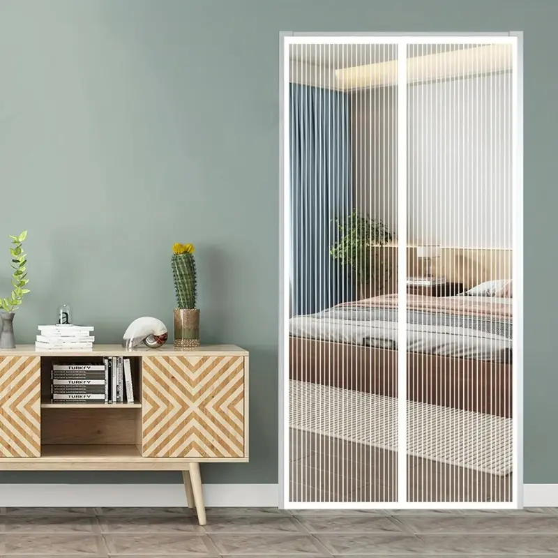 AeroShield Hor Deurgordijn – Magnetische Sluiting & Insectenwerend Gaas