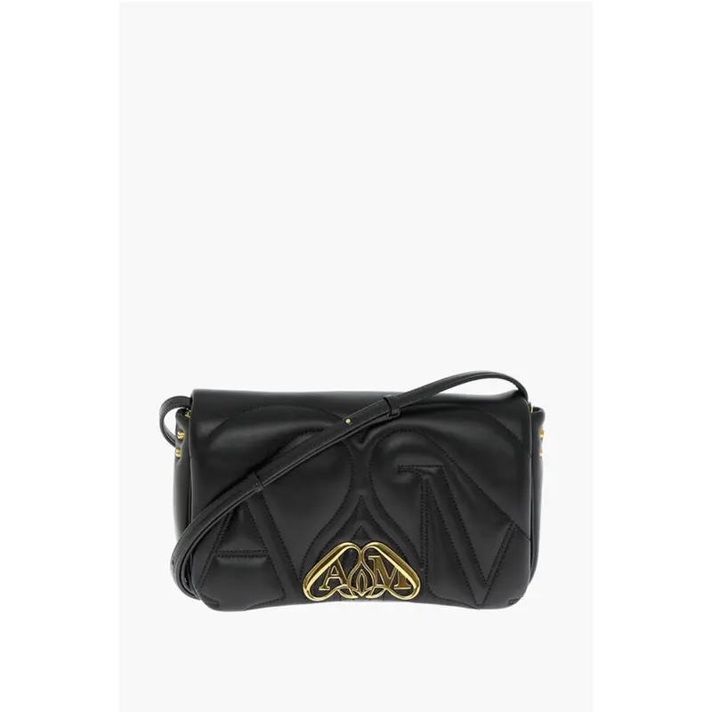 Alexander McQueen Black Calfskin Shoulder Bag