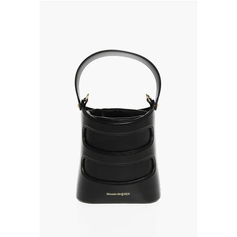 Alexander McQueen Black Calfskin Shoulder Bag