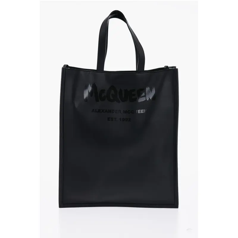 Alexander McQueen Black Leather Shoulder Bag