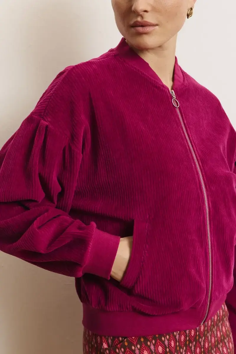 Aminaa Velour Cord Jacket – Organic Cotton