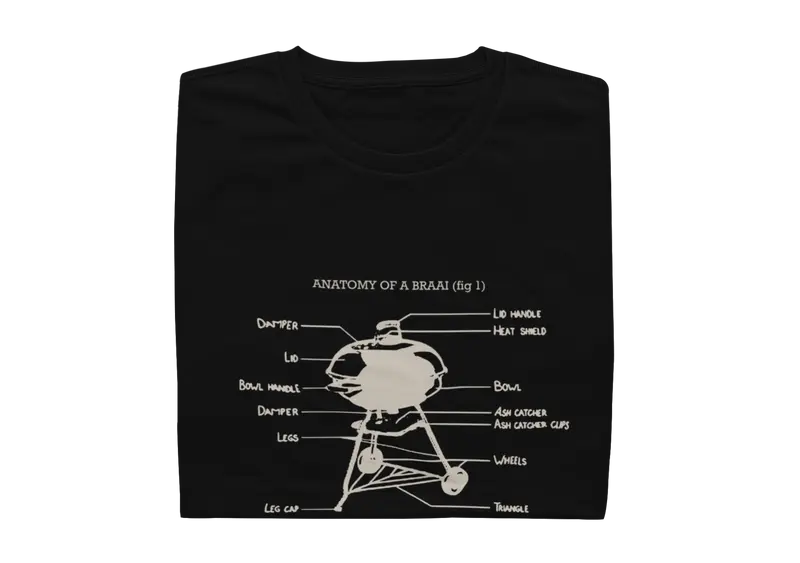 Anatomy Of A Braai - Ladies Shirt