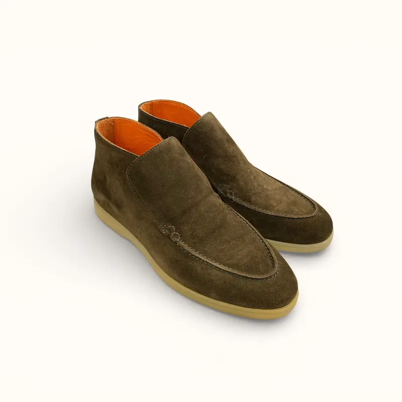 Andora [SC]  - Camouflage Green Suede - Size 40