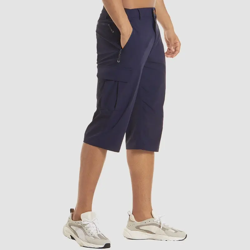 Andreas | Herren Knielange Cargo Shorts mit Beintaschen