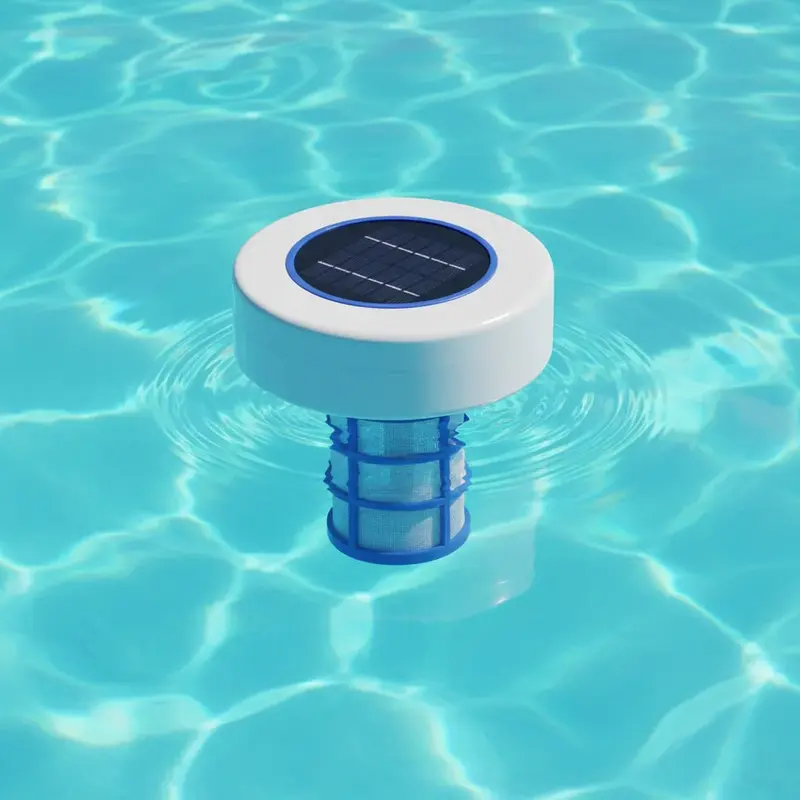 AquaSolar Zwembadreiniger – Op Zonne-Energie & Onderhoudsarm Ontwerp