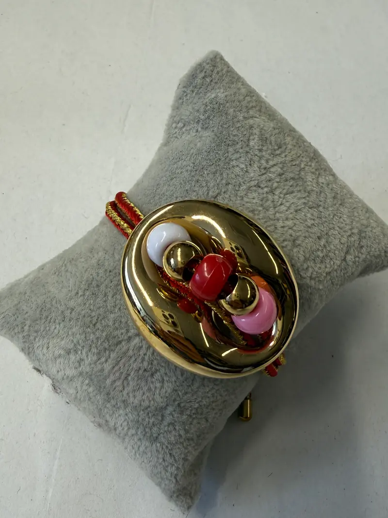 Armband Boon Kralen Rood