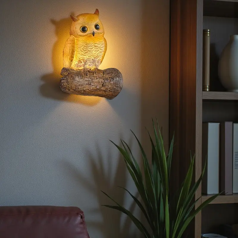Art-Deco - LED-Wandleuchte mit Tiermotiven