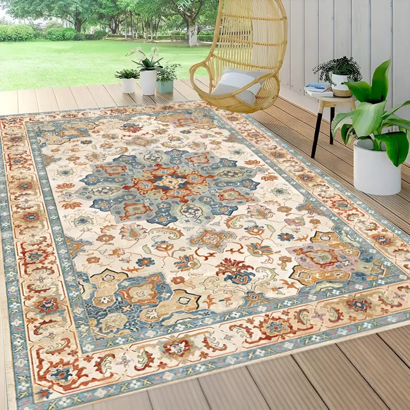Ashpro - Outdoor Teppich 120x180 cm rutschfest aus Polyester