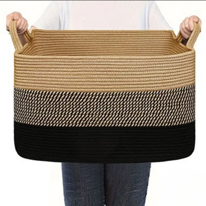 Aufbewahrungskorb - 55L aus Polyester 48x34x28 cm