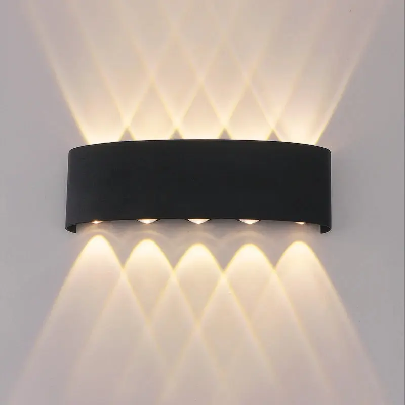 AURAGLOW - UpDown LED Wandleuchte wasserdicht IP, 90–260V