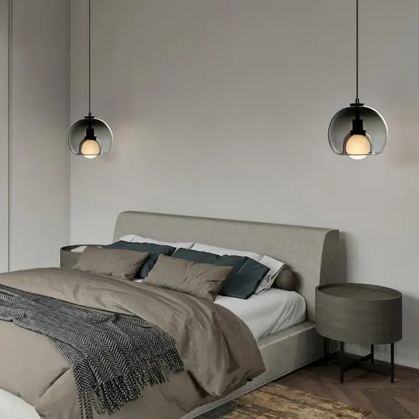 Aurela - Moderne, minimalistische Glaspendelleuchte
