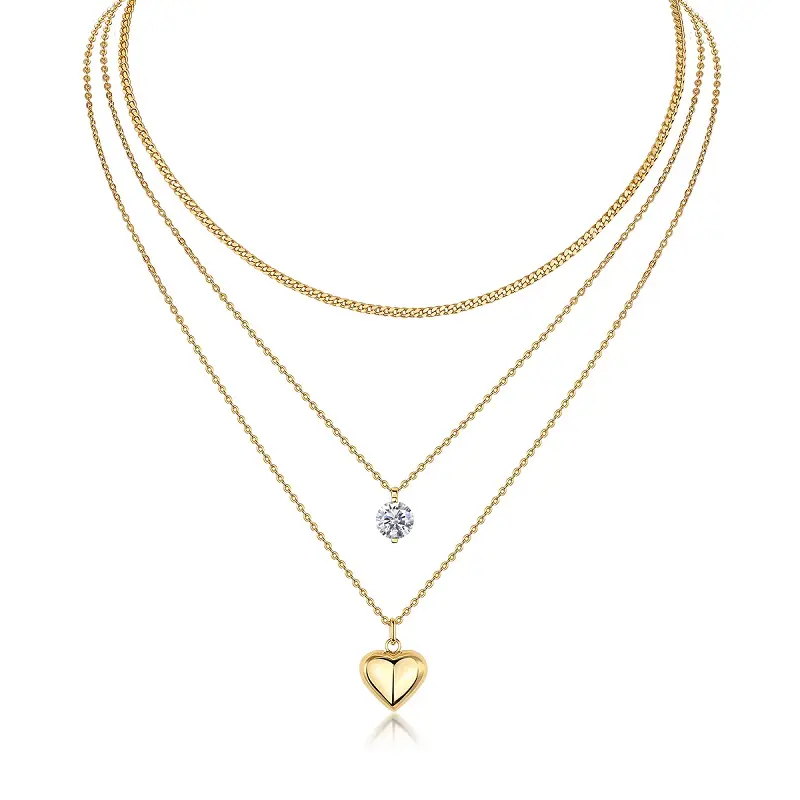 Aurelia Glow™ 2 CT Moissanite Pendant Halsketting - S925 Goud Verguld Zilver