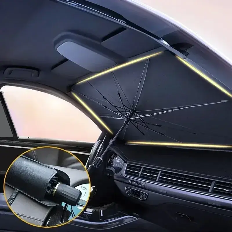 Auto voorruit zonnescherm – opvouwbare raamhoes met reflecterende binnenzijde