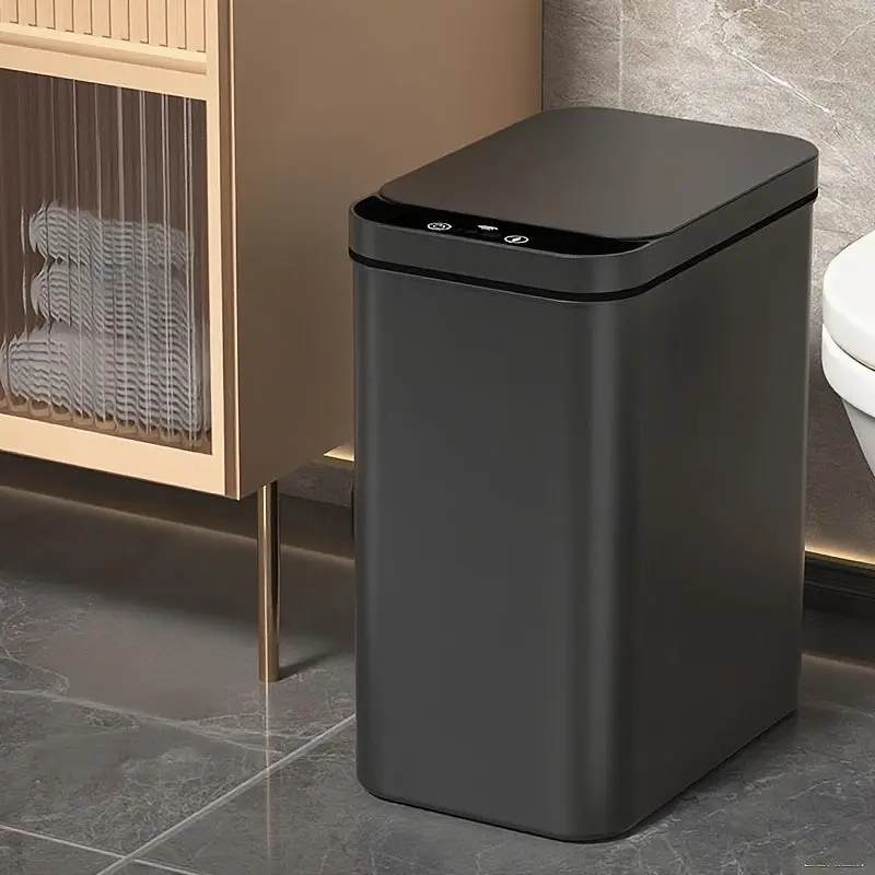 Automatic Sensor-Activated Trash Can for the Kitchen, Bathroom, or Office