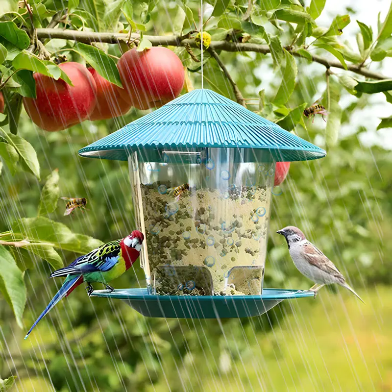 Automatischer - Vogelfutterspender zum Aufhängen