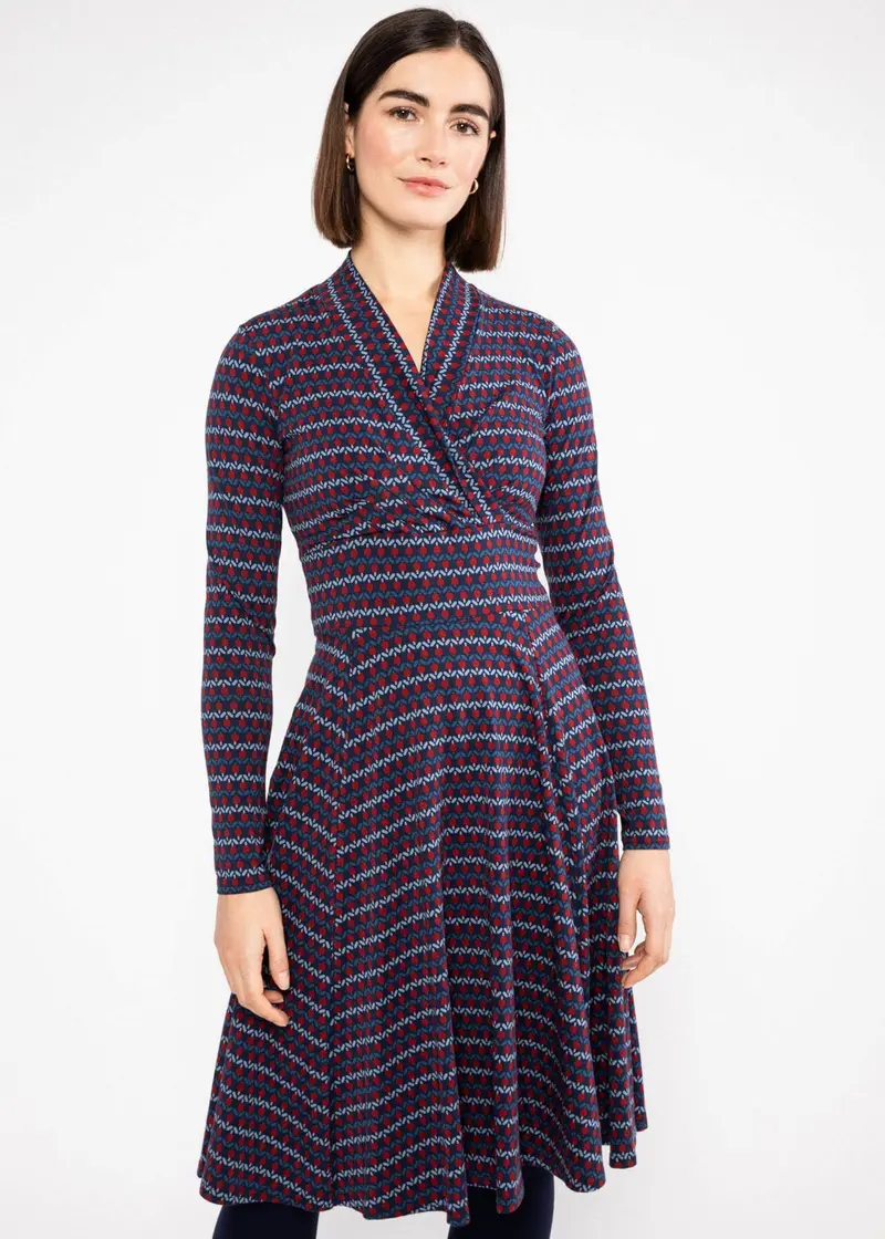 Autumn Dress Shalala Tralala Shawl silent fjords