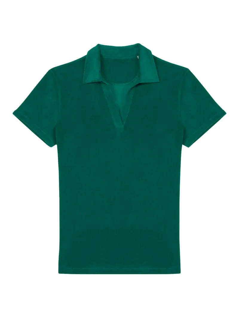 Badstof Shirt Basic - Green | NOTE- Levertijd 5-6 werkdagen