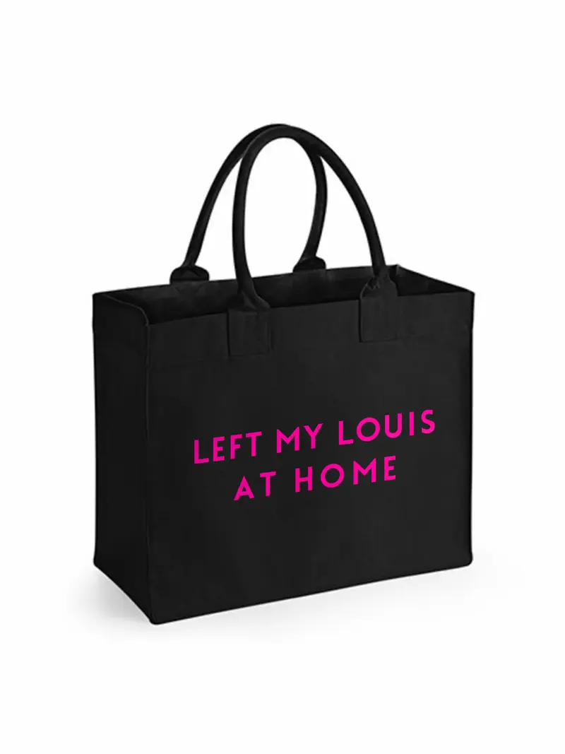 Bag Naturel Square Louis Neon Pink Velvet
