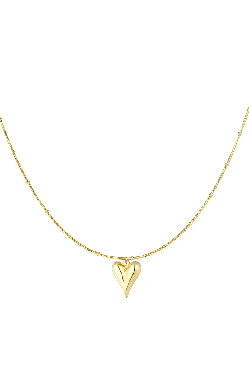 Ball necklace with iconic heart medium