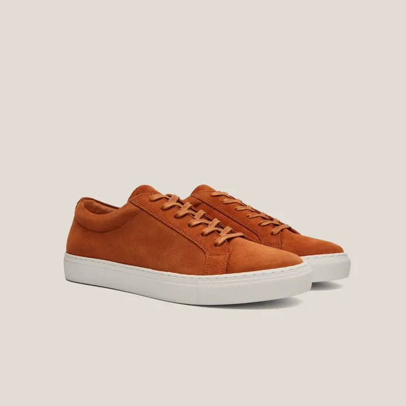 Baltimore - Cognac Brown Suede