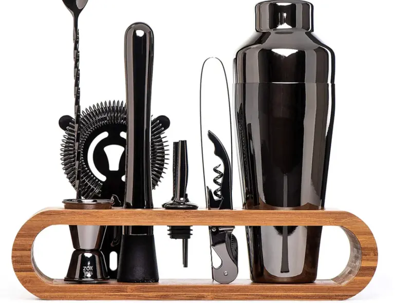 Barluxe Cocktailset – 10-delig RVS Set met Shaker & Accessoires