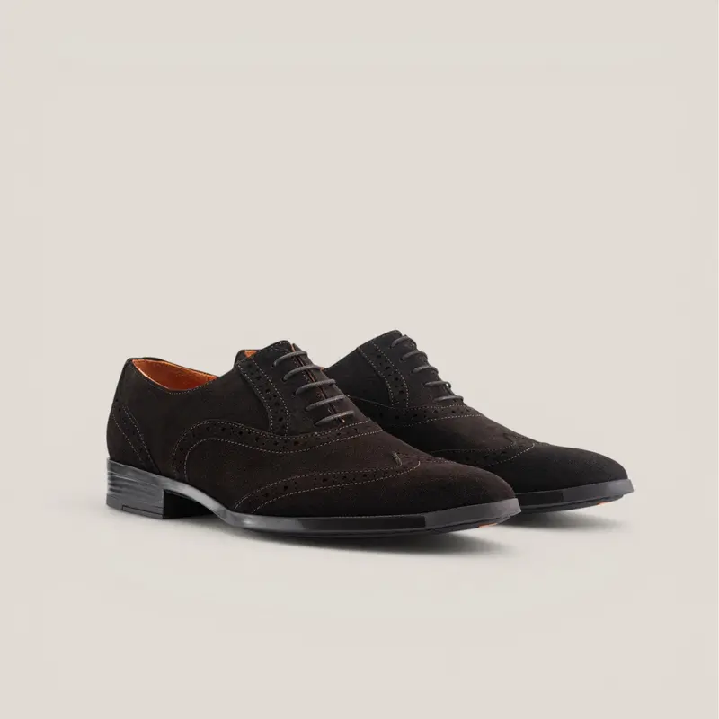 Basel - Dark Brown Suede