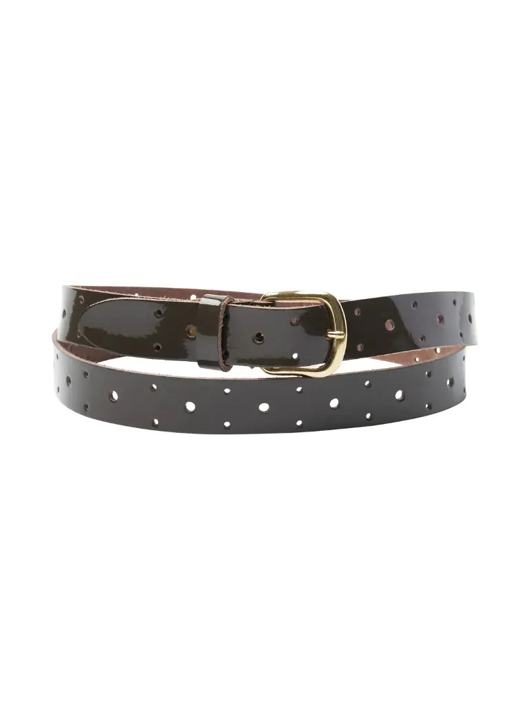 Belt Leather Laque Basic