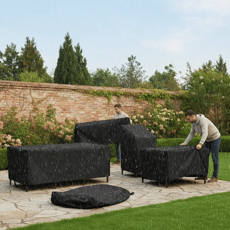 Beschermhoes voor tuinmeubilair – waterafstotend, uv-bestendig weefsel