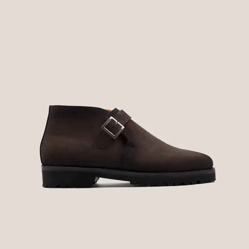 Biella - Dark Brown Suede