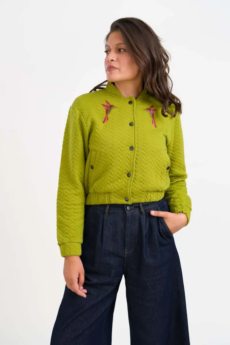 Billie Jacket Capitone-Duurzaam Billie jacket biologisch katoen