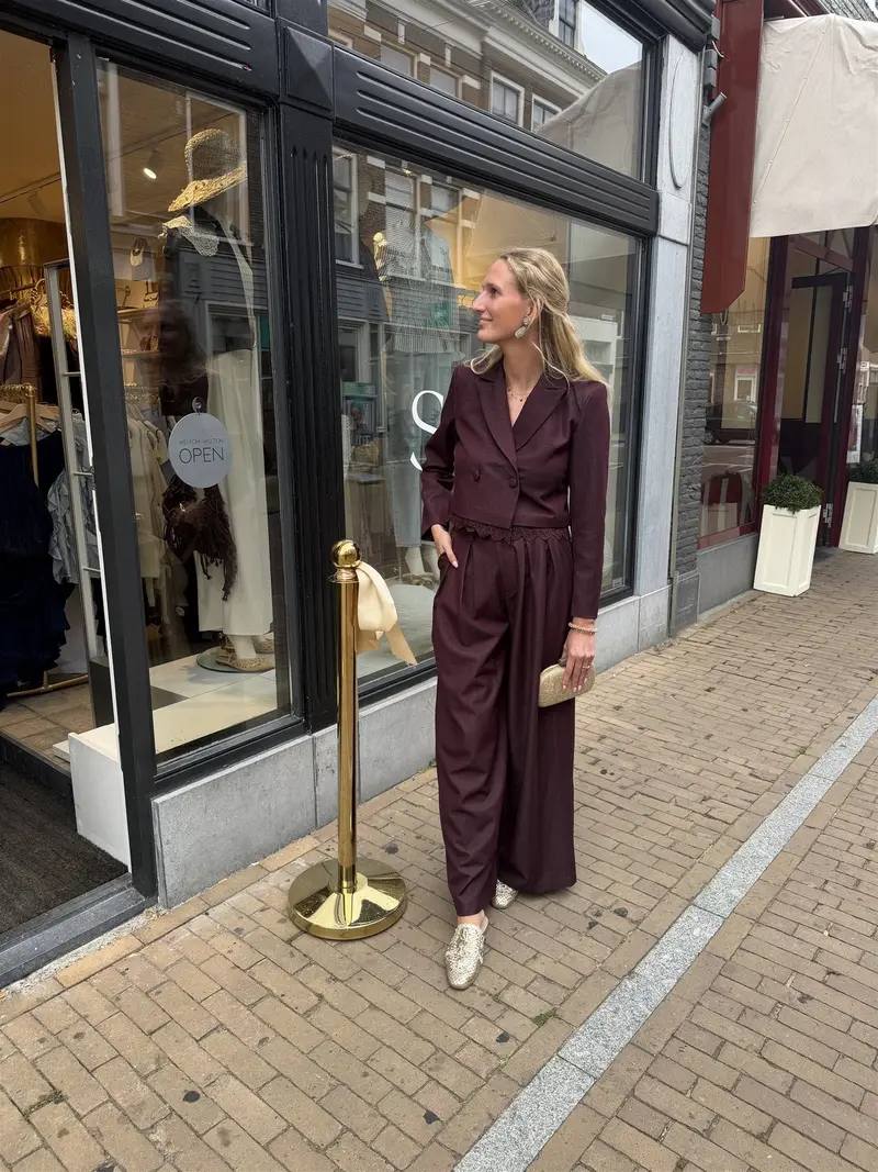 Blazer Belle Burdeaux