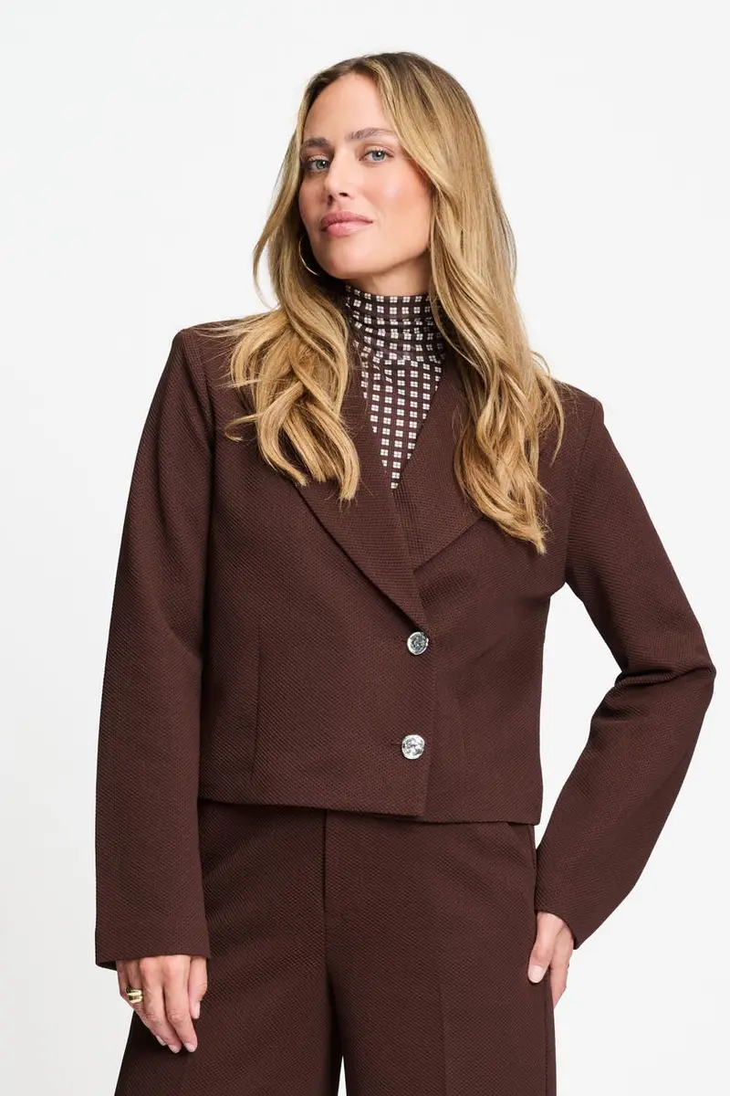 BLAZER - Cassie Chocolate Brown