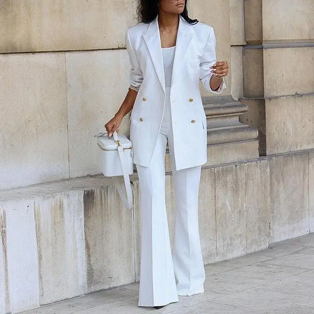 Blazer Set Damen | Doppelreihig & Figurbetont