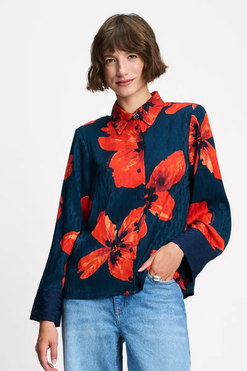 BLOUSE - Alex Bloom Rouge