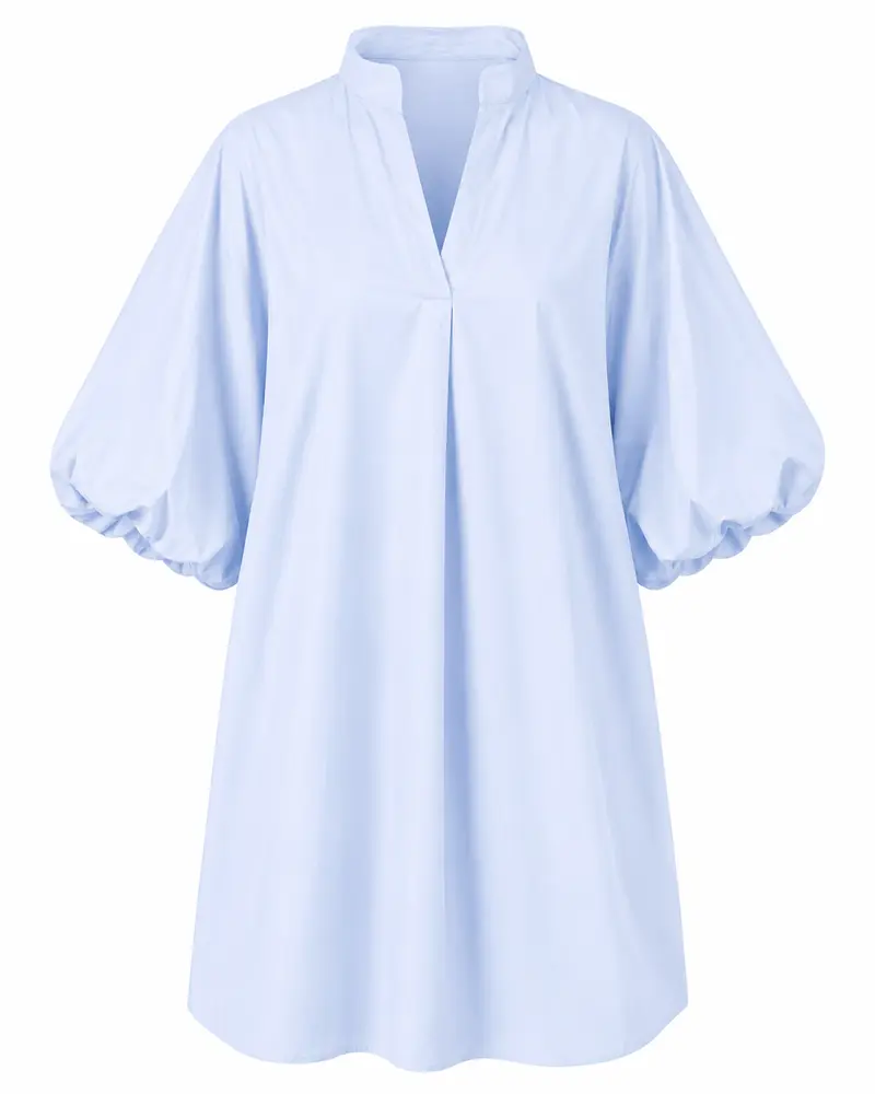 Blouse Dress Light Blue