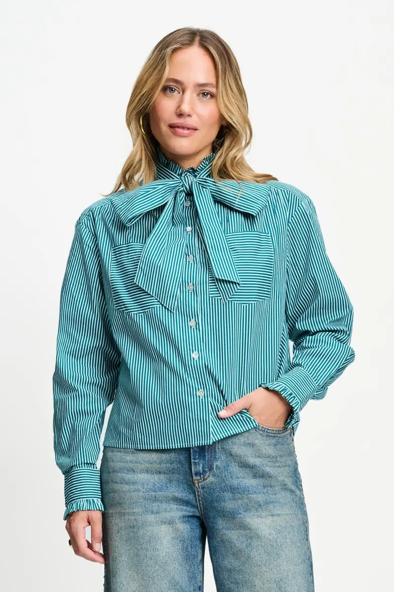 BLOUSE - Noa Teal Green