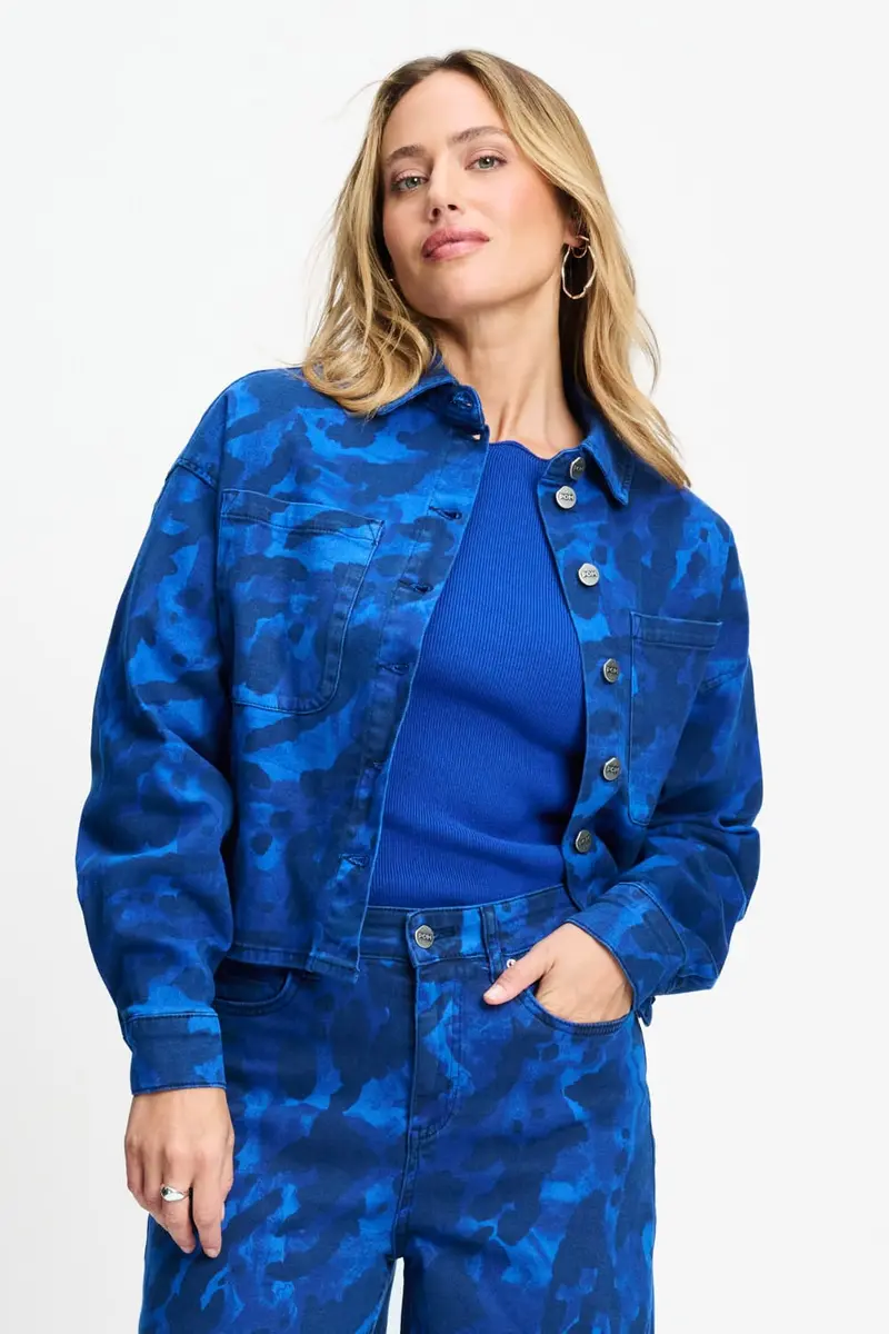 BLOUSE - Yuki Animal Eternal Blue