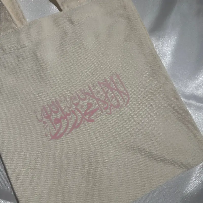 Blush cream mini tote bag