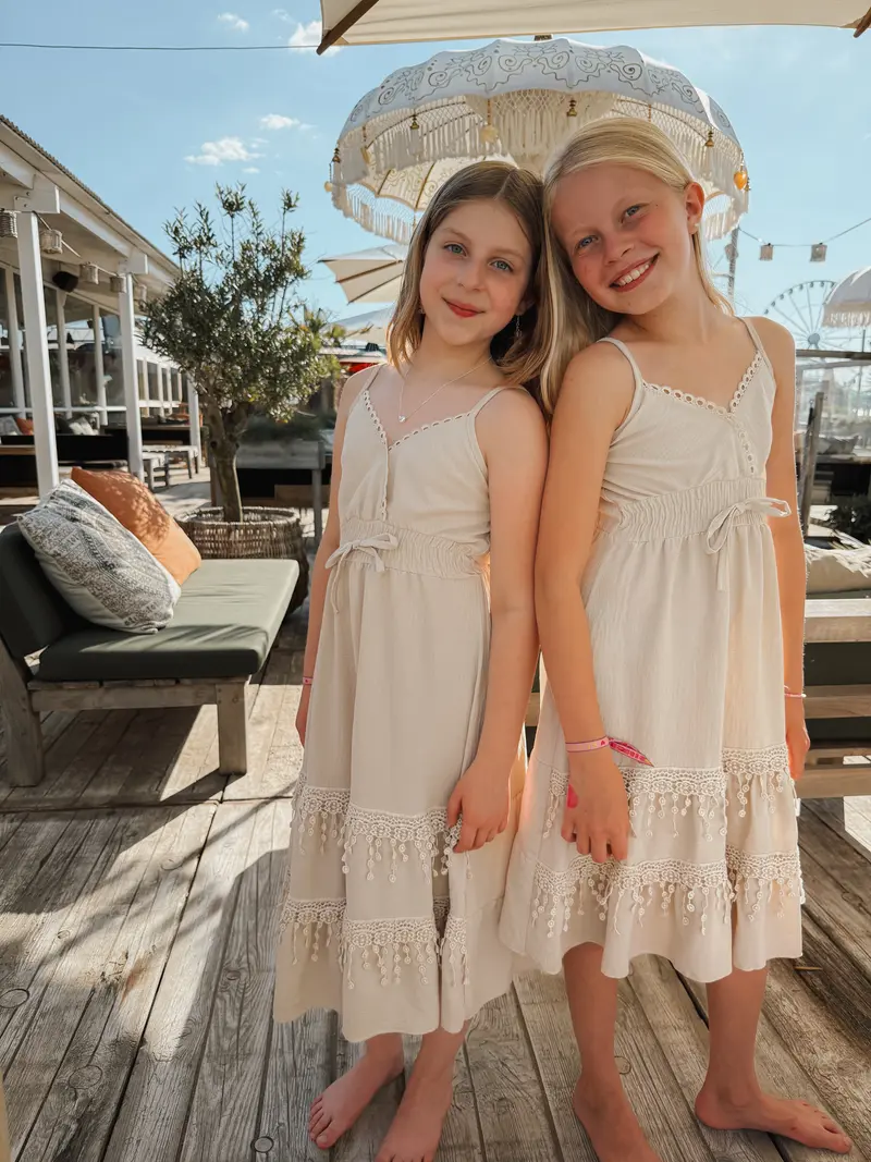 BOHO SUMMER DRESS | BEIGE