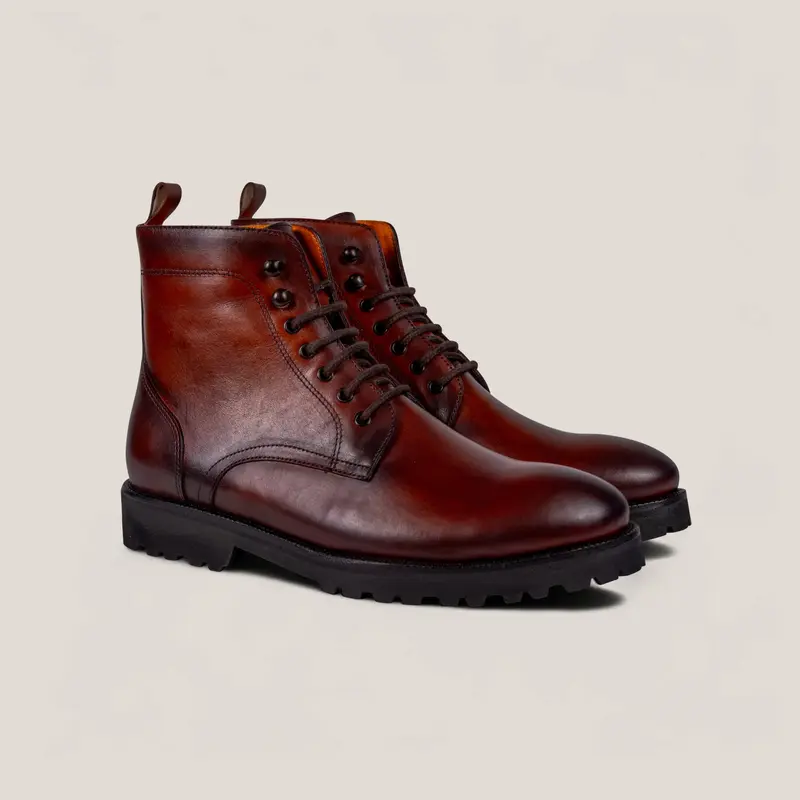 Bolzano - Cognac Brown Patina Leather