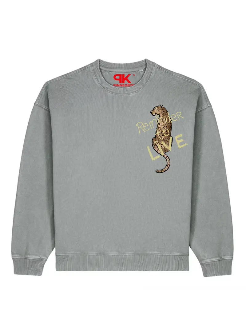 Boxy Radder Sweater Reminder To Live
