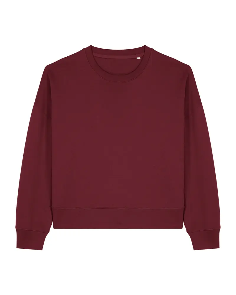 Boxy sweater burgundy